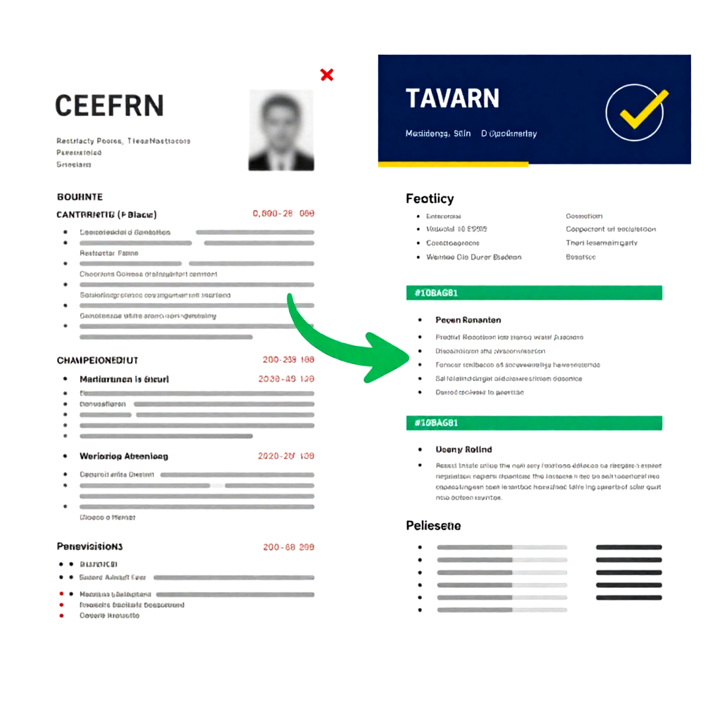 CV transformation: before and after coaching